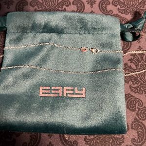 Real 14 KT gold white chain